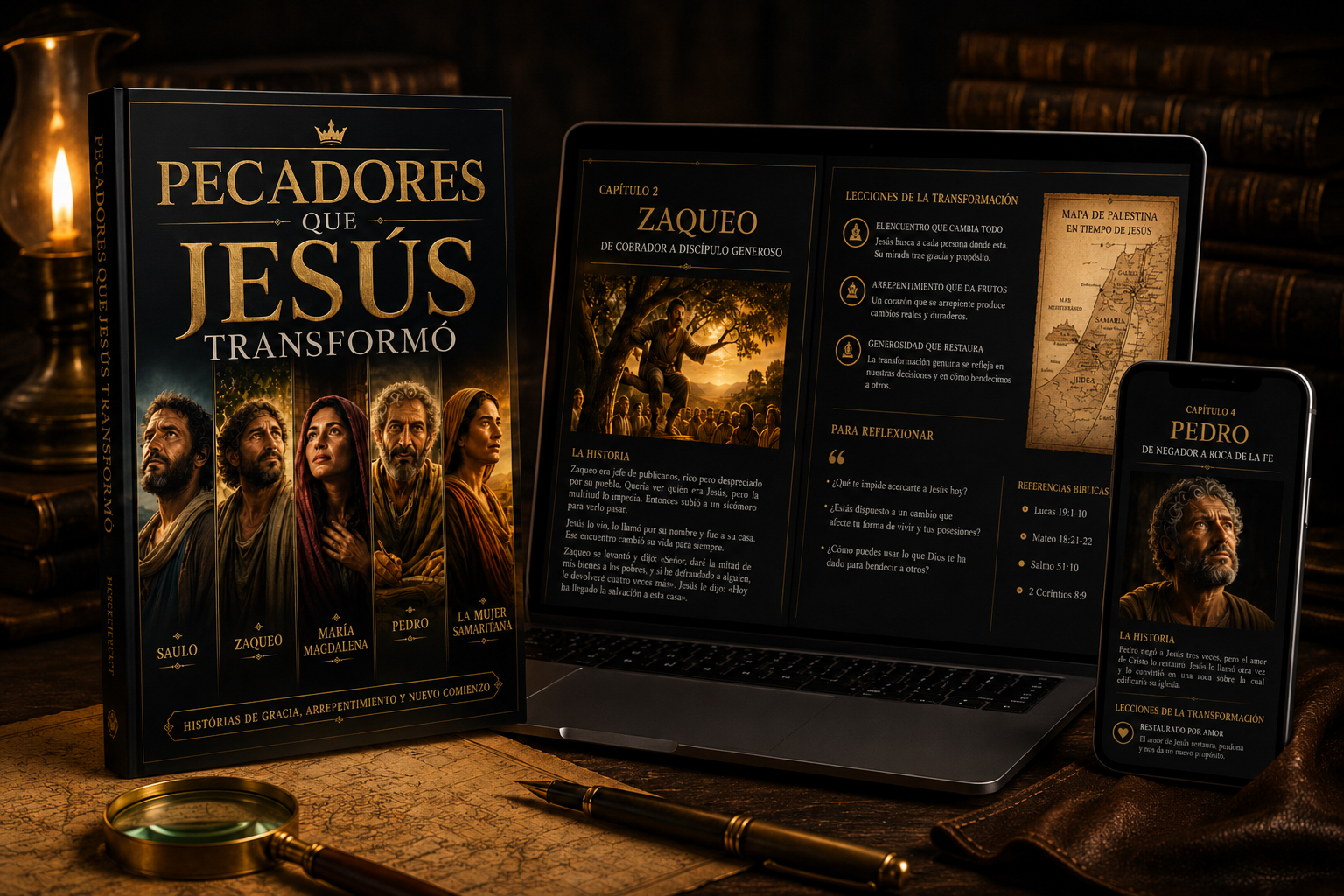 Portada del estudio Pecadores que Jesús Transformó
