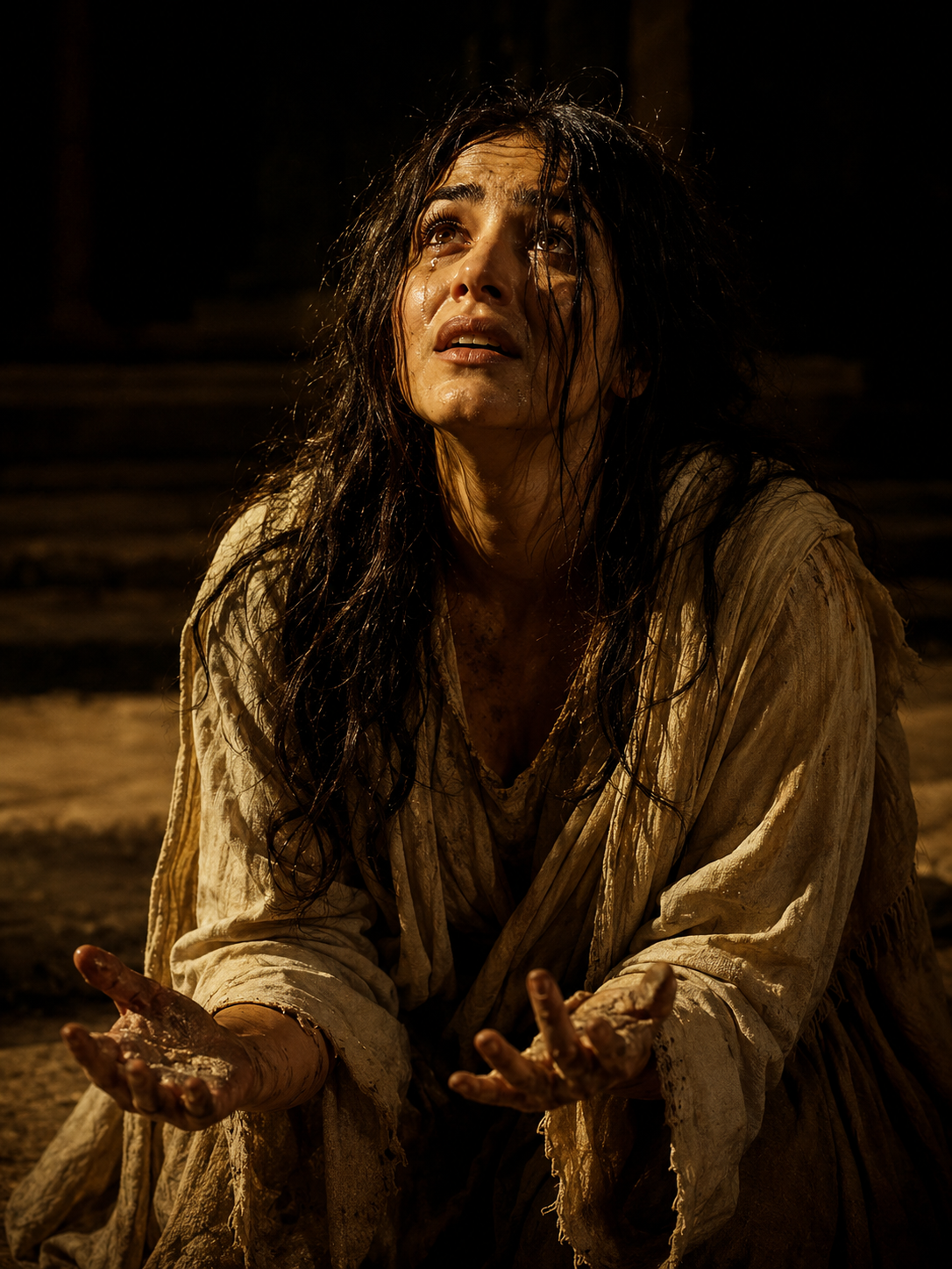 Retrato representando a la mujer sorprendida en adulterio