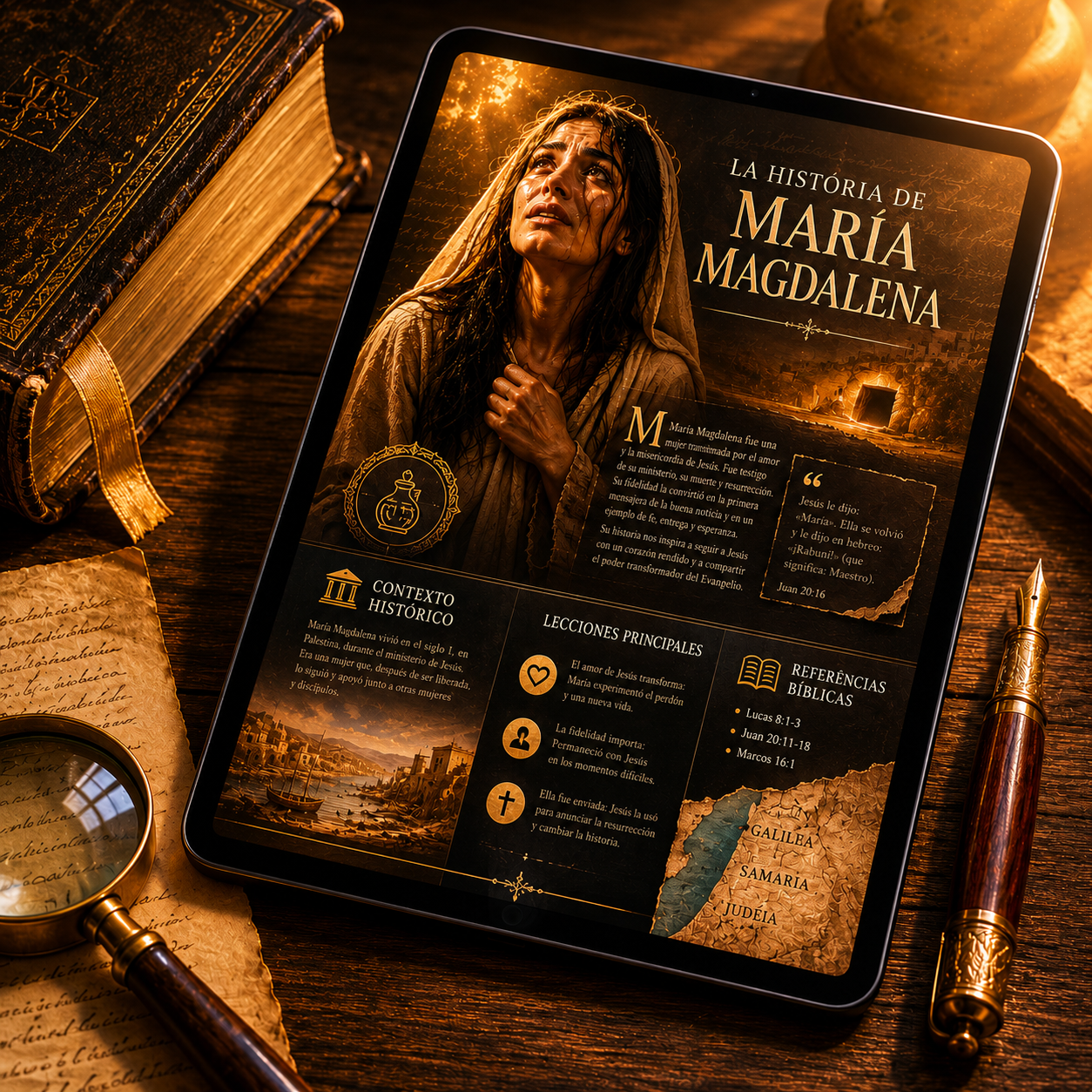 Muestra del contenido del estudio
